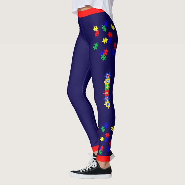 #11 Leggings de Conciencia sobre el Autismo (Izquierda)
