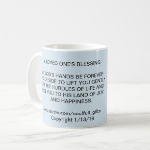 11 onzas. TAZA de CAFÉ con "AMADO SU BENDICIÓN "