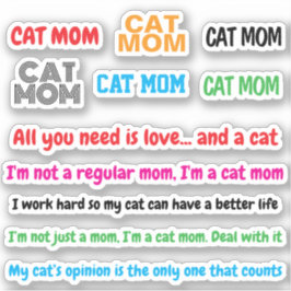 11 PCS Cute Mother Cotes | Graciosos Pegatinas de 