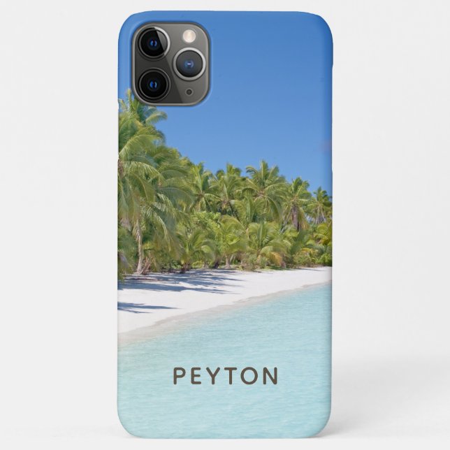 11 Pro Max Funda para iPhone Case-Mate de Playa Tropical con  (Reverso)