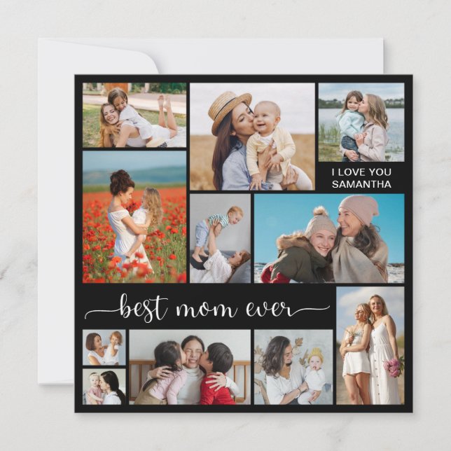 11 Tarjeta de felicitación a la mejor mamá del Col (Anverso)