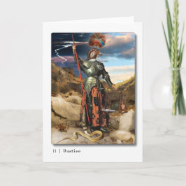 11 Tarjeta de felicitación del juez Tarot