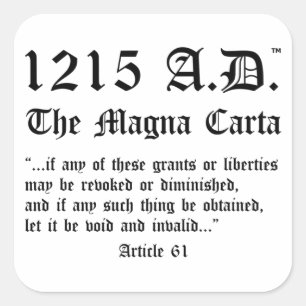 1215 A.D.™ Los Pegatinas del artículo 61 de la 