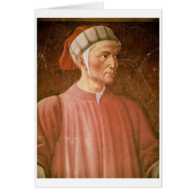 1265-1321) detalles de su busto, franco de Dante (Frente)