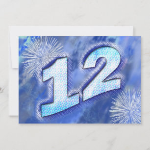 12.ª invitación a la fiesta de cumpleaños