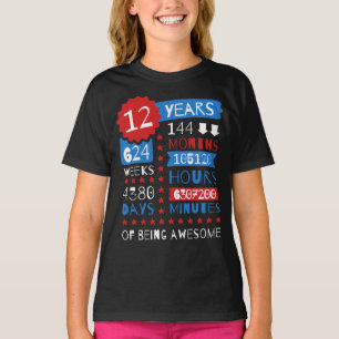 12 años de ser impresionante - 12ma camiseta del