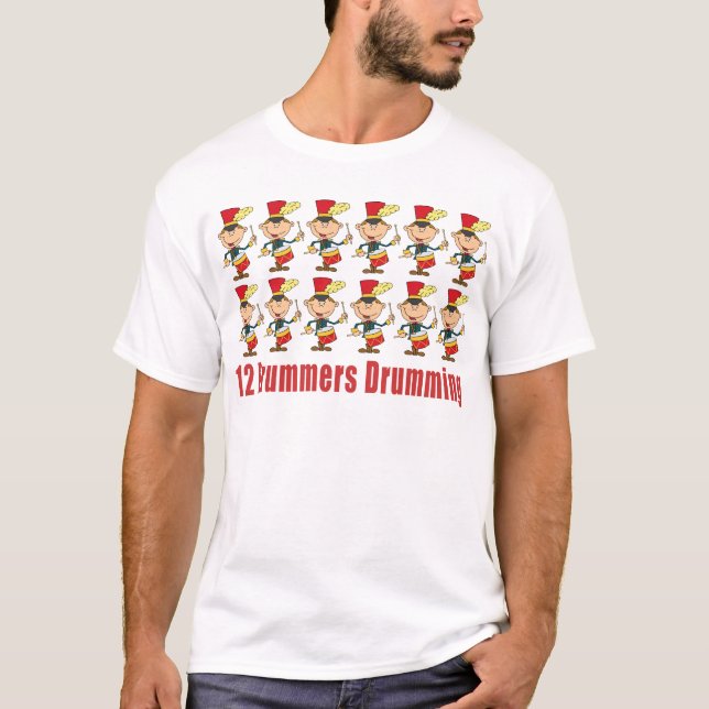 12 baterías que teclean las camisetas (Anverso)
