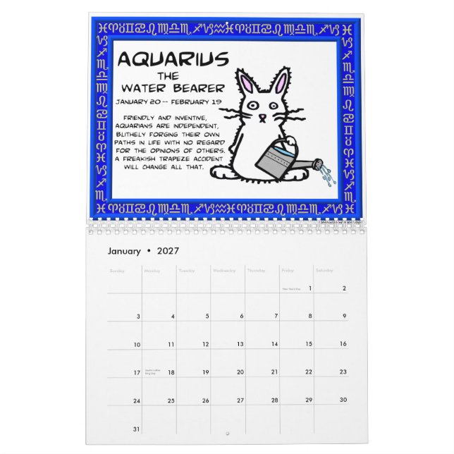 12 conejitos del calendario del zodiaco 2011 (Jan 2027)