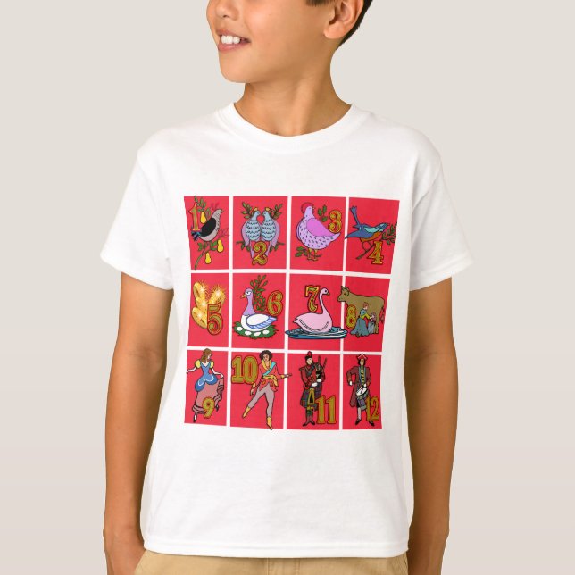 12 días de camisetas de Navidades, ropa, regalos