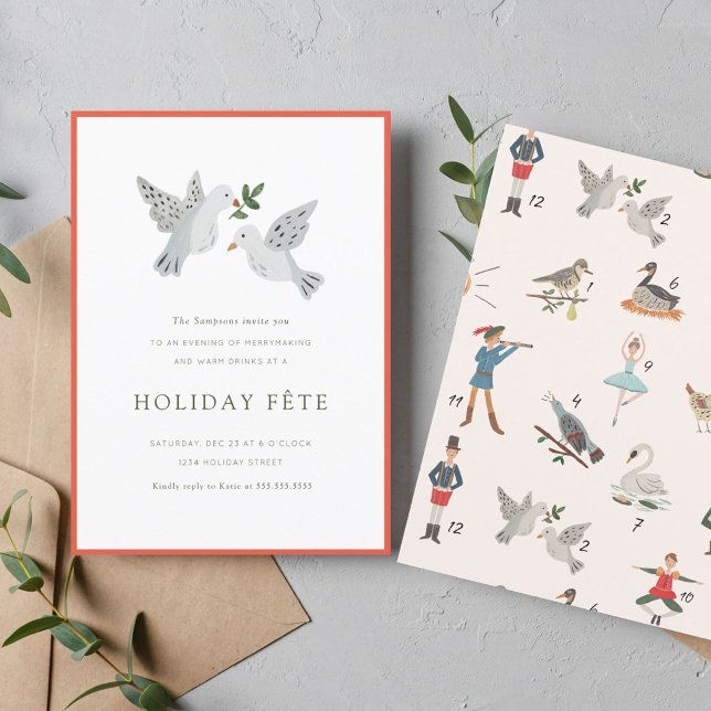 12 días de invitaciones para fiestas de vacaciones (Subido por el creador)