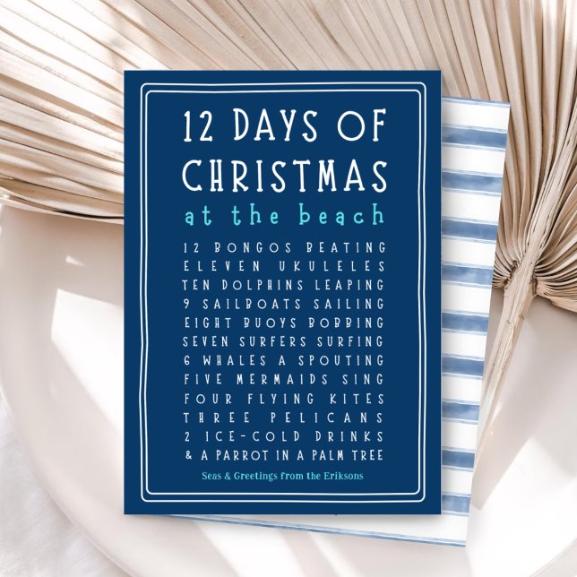 12 Días de Navidad al Estilo de Playa (Subido por el creador)