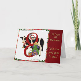 12 días de ordeño de las criadas A del navidad