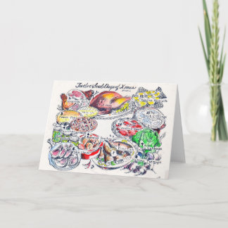 12 días de tarjeta de Navidad - color del alma