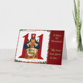 12 días de teclear de los baterías del navidad