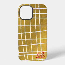 12 Estuche moderno para iPhone con Funda y monograma