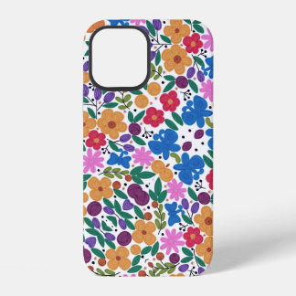 12 Estuche para iPhone con Funda floral mexicano-mate