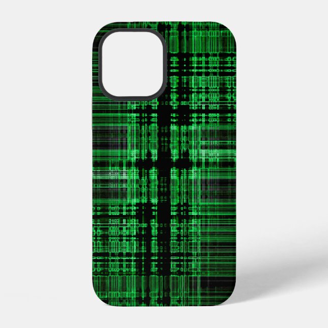 12 Funda Case-Mate para iPhone con patrón de matriz v (Reverso )