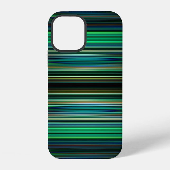 12 Funda Case-Mate para iPhone con patrón de rayas ve (Reverso )