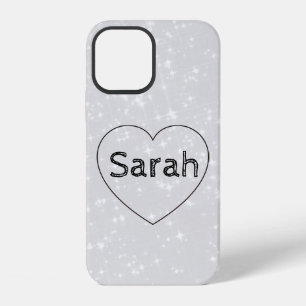 12 Funda Cool Trendy Blue Heart Case-Mate para iPhone