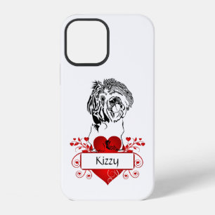 12 Funda para iPhone Apple personalizada con corazón/
