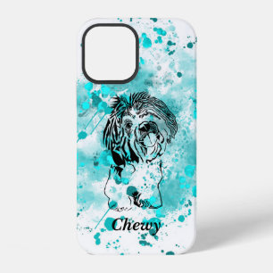 12 Funda para iPhone Apple personalizada Shih Tzu Pre