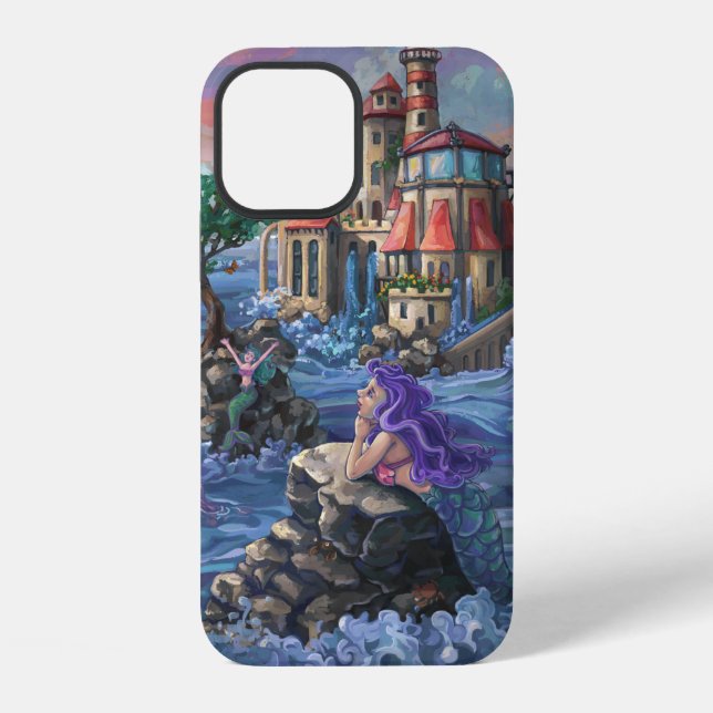 12 Funda para iPhone Case-Mate Castillo Sirena (Reverso )