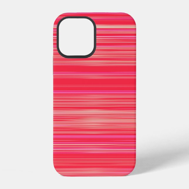 12 Funda para iPhone Case-Mate con patrón de rayas ro (Reverso )