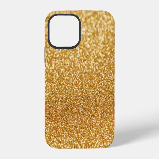 12 Funda para iPhone Case-Mate de oro brillante (Reverso )