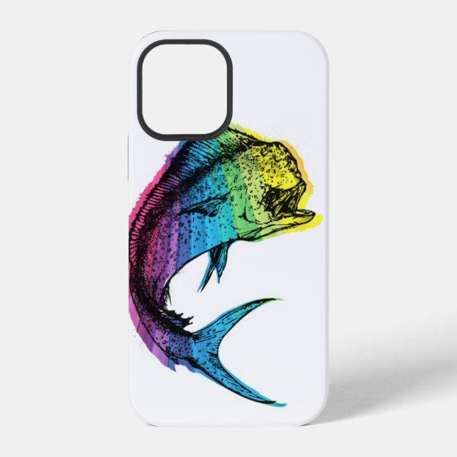 12 Funda para iPhone Case-Mate Rainbow Mahi Mahi (Reverso )
