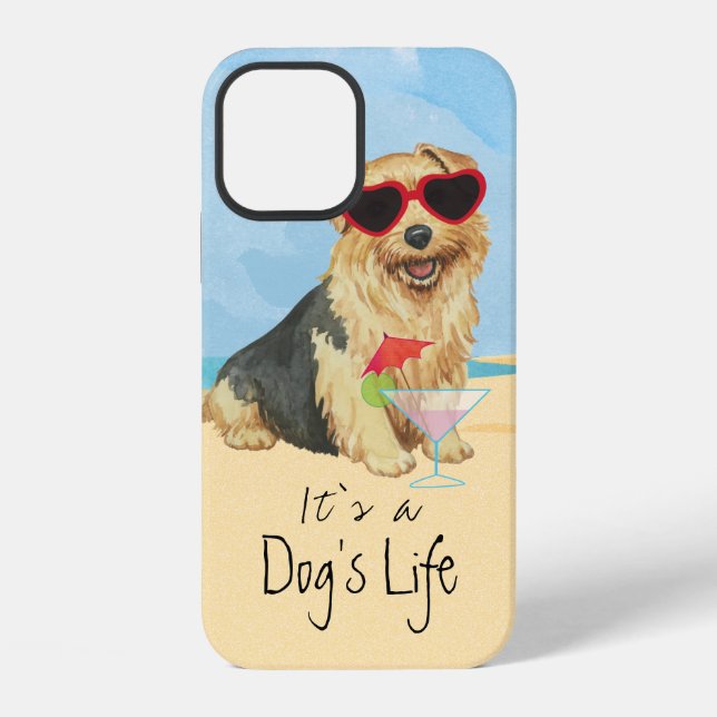 12 Funda para iPhone Case-Mate Summer Norfolk Terrier (Reverso )