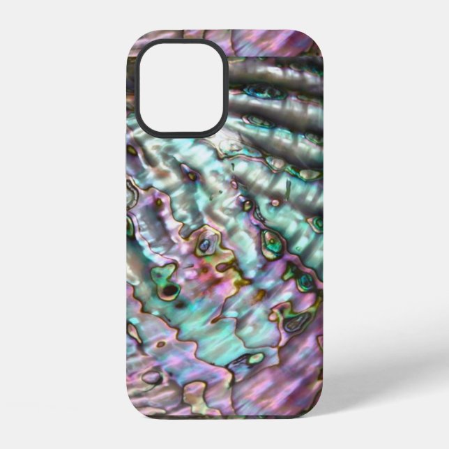 12 Funda para iPhone con estampado de concha de abuló (Reverso )