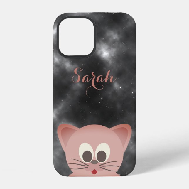 12 Funda para iPhone Cool Trendy Silver Galaxy Case-M (Reverso )