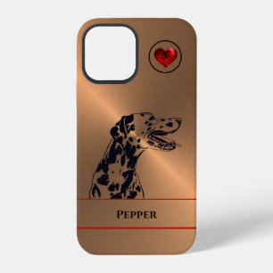 12 Funda para iPhone de dálmata preciosa personalizad