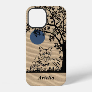 12 Funda para iPhone de León de Montaña Personalizabl