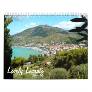 12 meses Levanto precioso, calendario de Italia