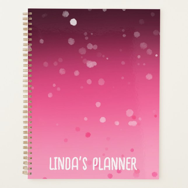 12 meses para brillar el planificador de nombres p (Anverso)