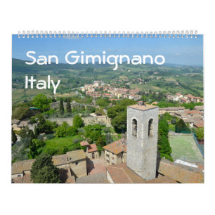 12 meses San Gimignamo, Calendario fotográfico de