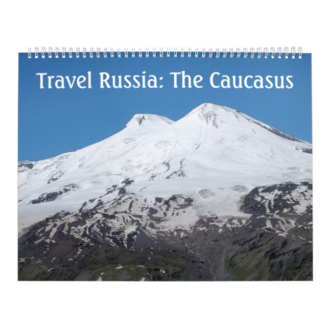 12 meses Viajes Rusia: Calendario del Cáucaso (Tapa)