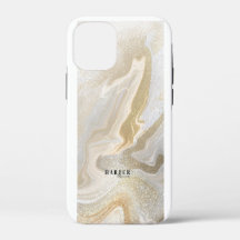 Funda para iPhone con nombre personalizado y brill