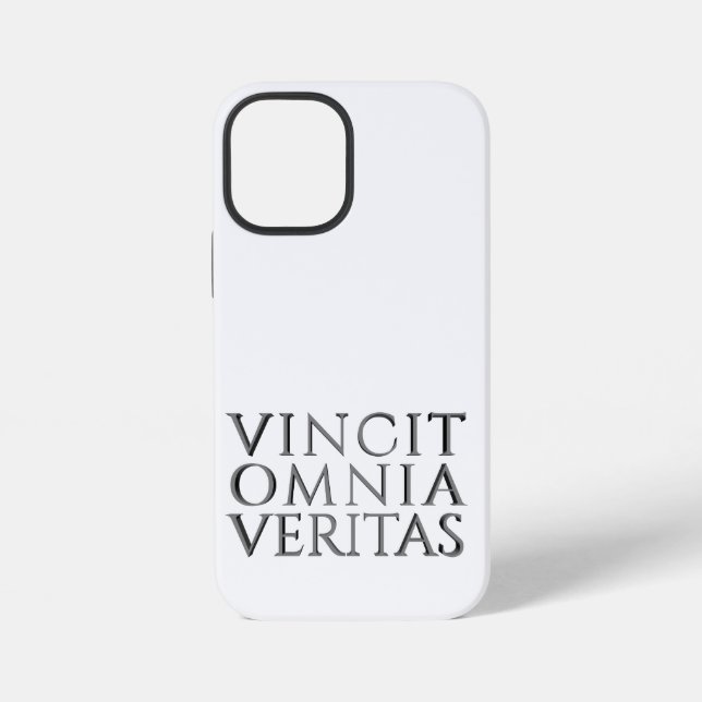 12 Mini VINCIT OMNIA VERITAS Case-Mate Funda para iPhone (Reverso )