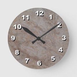 12 opciones numéricas a elegir - Reloj de mármol d
