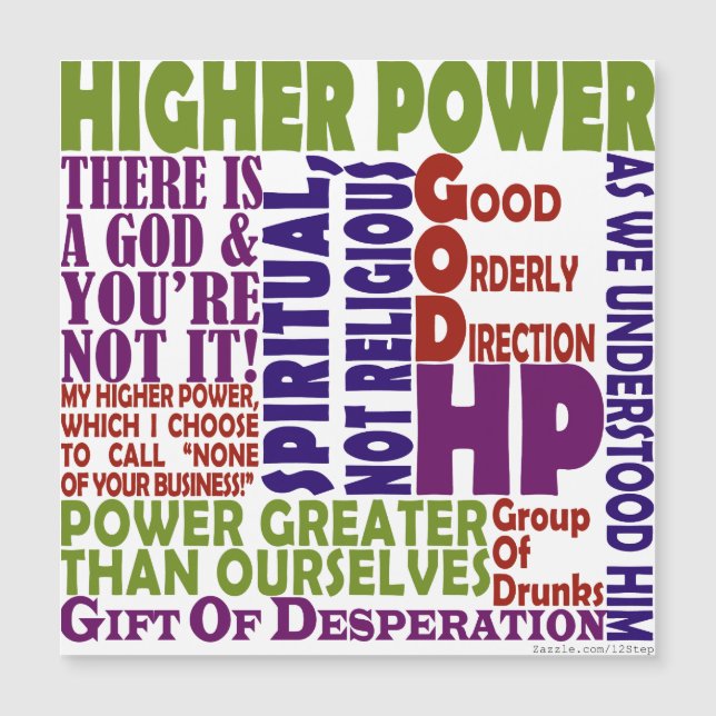 12 Paso Mayor Poder (Anverso)