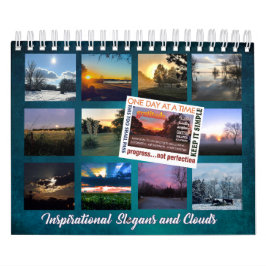 12 pasos lemas de recuperación nubes calendario 25
