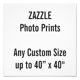 12" personalizado" impresión de la foto X12, o