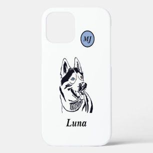 12 Precioso Funda para iPhone de Husky Siberiano Pers