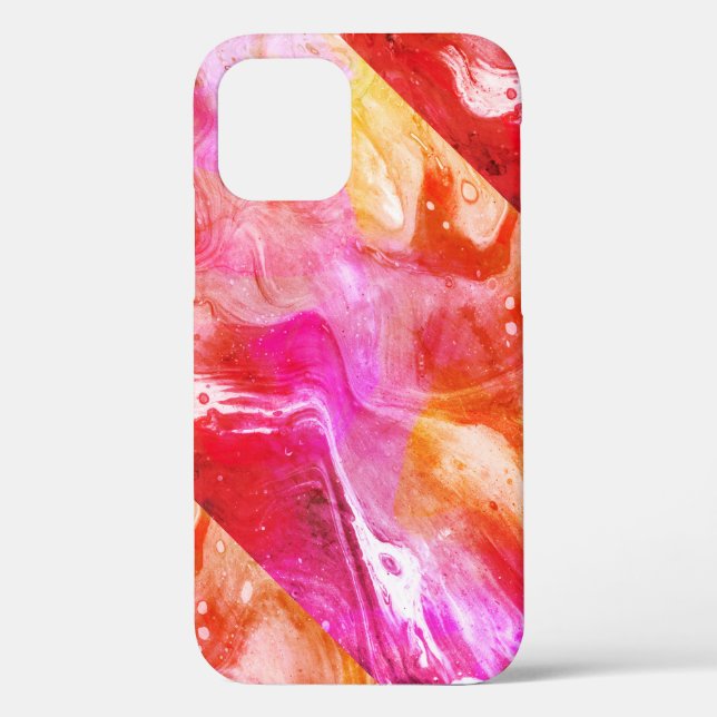12 Pro Funda para iPhone Case-Mate de Arte Abstracto Colo (Reverso )