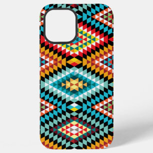 12 Pro Max Funda para iPhone 5/5s con patrón de tela tribal a
