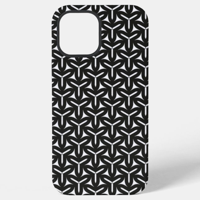 12 Pro Max Funda para iPhone Case-Mate con patrón de hojas gó (Reverso )