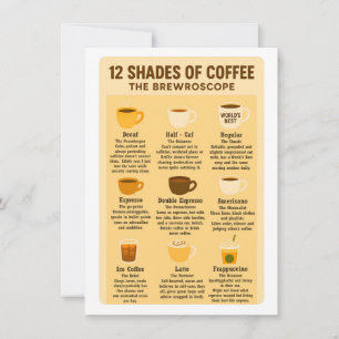 “12 tonos de café - El Brewroscope.”