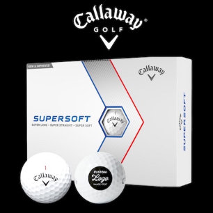 12 x Pelotas de Golf Callaway Supersoft con Logoti